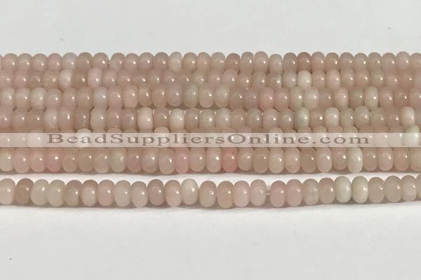 COP1236 15.5 inches 2.5*4mm rondelle Chinese pink opal beads