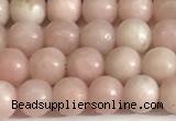 COP1241 15.5 inches 6mm round Chinese pink opal beads