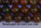 COP1363 15.5 inches 10mm round African green opal beads wholesale