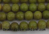 COP1401 15.5 inches 6mm round yellow opal gemstone beads