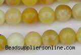 COP1427 15.5 inches 8mm round yellow opal beads wholesale