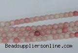 COP150 15.5 inches 4mm round pink opal gemstone beads wholesale