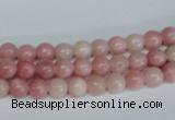 COP151 15.5 inches 6mm round pink opal gemstone beads wholesale