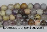 COP1510 15.5 inches 4mm round amethyst sage opal beads wholesale