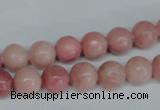 COP153 15.5 inches 10mm round pink opal gemstone beads wholesale