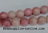 COP154 15.5 inches 12mm round pink opal gemstone beads wholesale