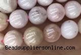 COP1541 15.5 inches 6mm round AB-color natural pink opal beads