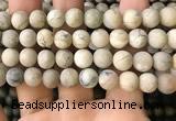 COP1564 15.5 inches 12mm round matte African opal beads