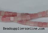 COP157 15.5 inches 4*4mm cube pink opal gemstone beads wholesale