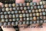 COP1579 15.5 inches 6mm round Australia brown green opal beads