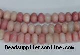 COP158 15.5 inches 4*6mm rondelle pink opal gemstone beads wholesale