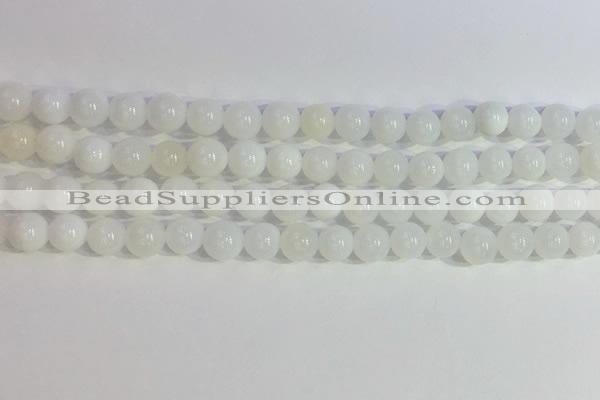 COP1615 15.5 inches 6mm round white opal gemstone beads