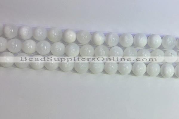 COP1617 15.5 inches 10mm round white opal gemstone beads