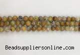 COP1670 15.5 inches 6mm round yellow opal gemstone beads