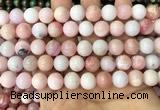 COP1695 15.5 inches 10mm round natural pink opal gemstone beads