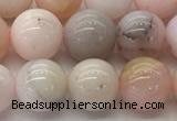 COP1703 15.5 inches 8mm round natural pink opal gemstone beads