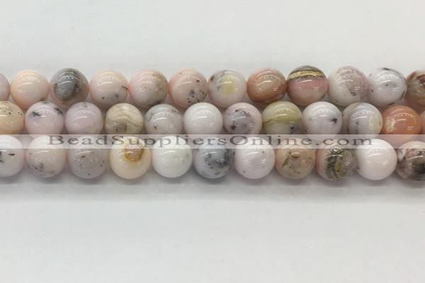 COP1705 15.5 inches 12mm round natural pink opal gemstone beads