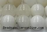 COP1731 15.5 inches 8mm round white opal beads wholesale