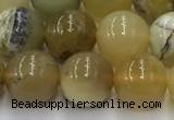 COP1737 15.5 inches 10mm round yellow opal beads wholesale