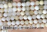 COP1755 15.5 inches 10mm round natural white opal gemstone beads