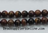 COP220 15.5 inches 8mm round natural brown opal gemstone beads