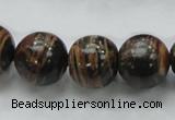 COP224 15.5 inches 16mm round natural brown opal gemstone beads