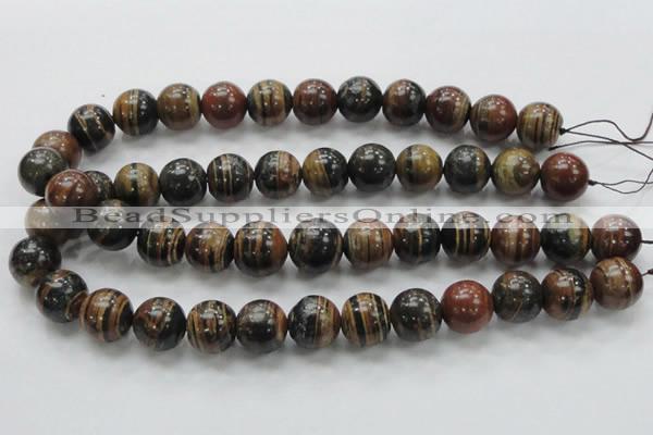 COP224 15.5 inches 16mm round natural brown opal gemstone beads