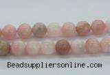 COP24 7mm smooth round natural pink opal beads Wholesale