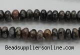 COP268 15.5 inches 4*8mm rondelle natural grey opal gemstone beads