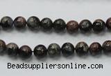 COP282 15.5 inches 6mm round natural grey opal gemstone beads