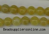 COP333 15.5 inches 10mm round yellow opal gemstone beads wholesale