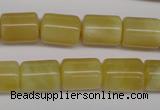 COP340 15.5 inches 10*14mm tube yellow opal gemstone beads