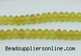 COP350 15.5 inches 4*6mm rondelle yellow opal gemstone beads wholesale