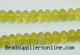 COP351 15.5 inches 5*8mm rondelle yellow opal gemstone beads wholesale