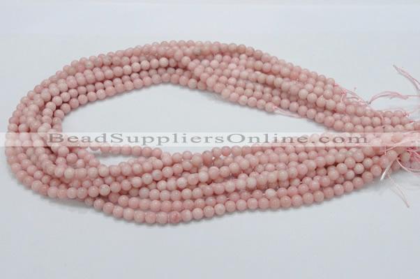 COP51 15.5 inches 5mm round natural pink opal gemstone beads