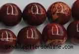 COP516 15.5 inches 18mm round red opal gemstone beads wholesale