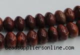 COP520 15.5 inches 7*12mm rondelle red opal gemstone beads wholesale