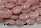 COP63 15.5 inches 10*14mm oval natural pink opal gemstone beads