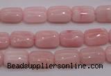 COP81 15.5 inches 8*12mm rectangle natural pink opal gemstone beads