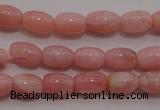 COP85 15.5 inches 4*6mm drum natural pink opal gemstone beads