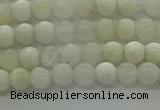 COP920 15.5 inches 4mm round white opal gemstone beads