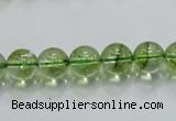 COQ01 16 inches 10mm round dyed olive quartz beads wholesale