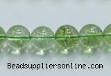 COQ02 16 inches 12mm round dyed olive quartz beads wholesale