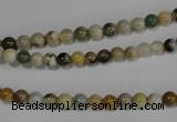 COS160 15.5 inches 4mm round ocean stone beads wholesale