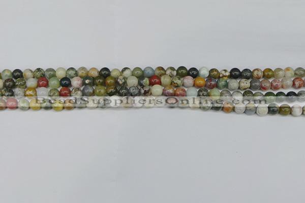 COS220 15.5 inches 4mm round ocean stone beads wholesale