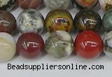 COS223 15.5 inches 10mm round ocean stone beads wholesale