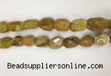 COS271 13*18mm - 15*20mm faceted nuggets ocean stone beads