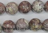 COT06 15.5 inches 18mm round osmanthus stone beads wholesale