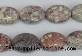 COT09 15.5 inches 13*18mm oval osmanthus stone beads wholesale