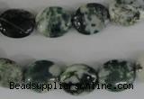 COV100 15.5 inches 12*14mm oval tree agate beads wholesale